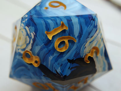 Starry Night | Jumbo D20 [Made-to-Order]