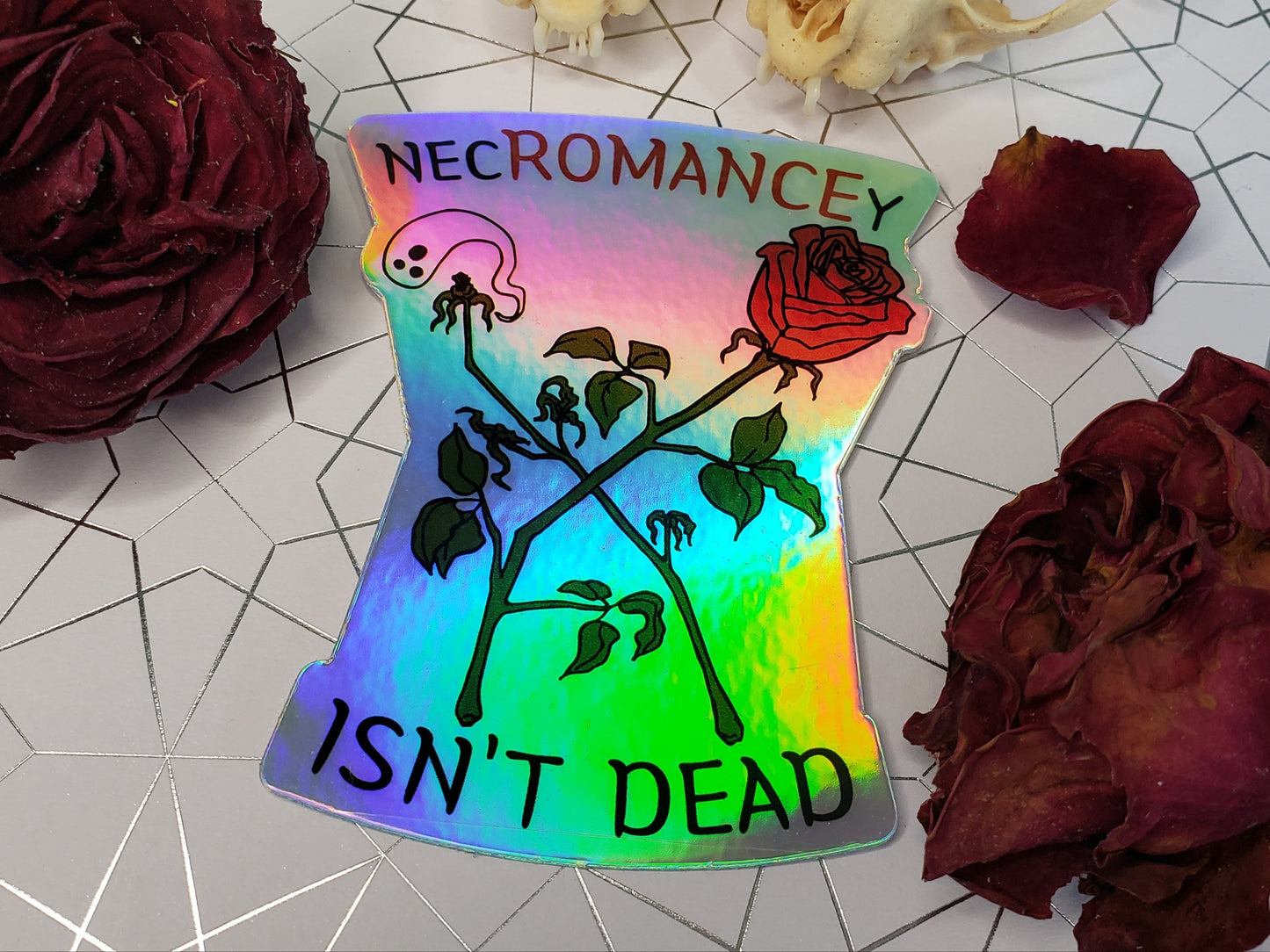 "NecROMANCEy Isn't Dead" Sticker