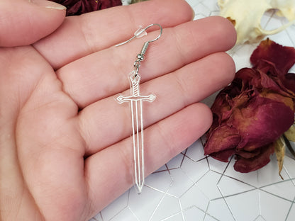Sword Earrings