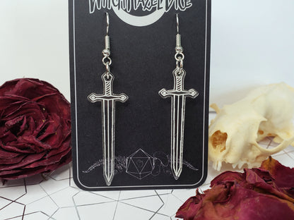 Sword Earrings